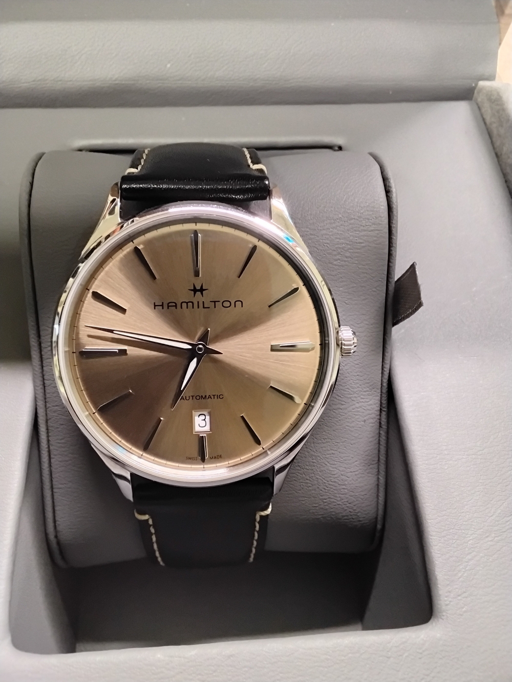 Hamilton Jazz Master Thinline Swiss Made Automatic Men's Watch Working Great